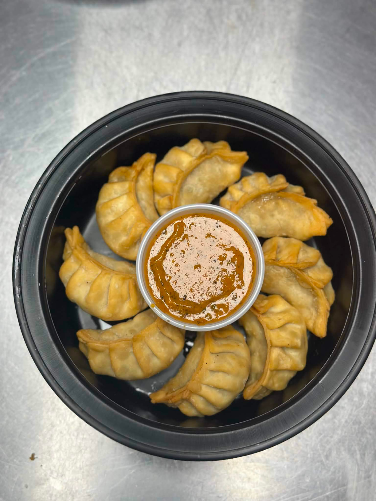Chicken fried momos